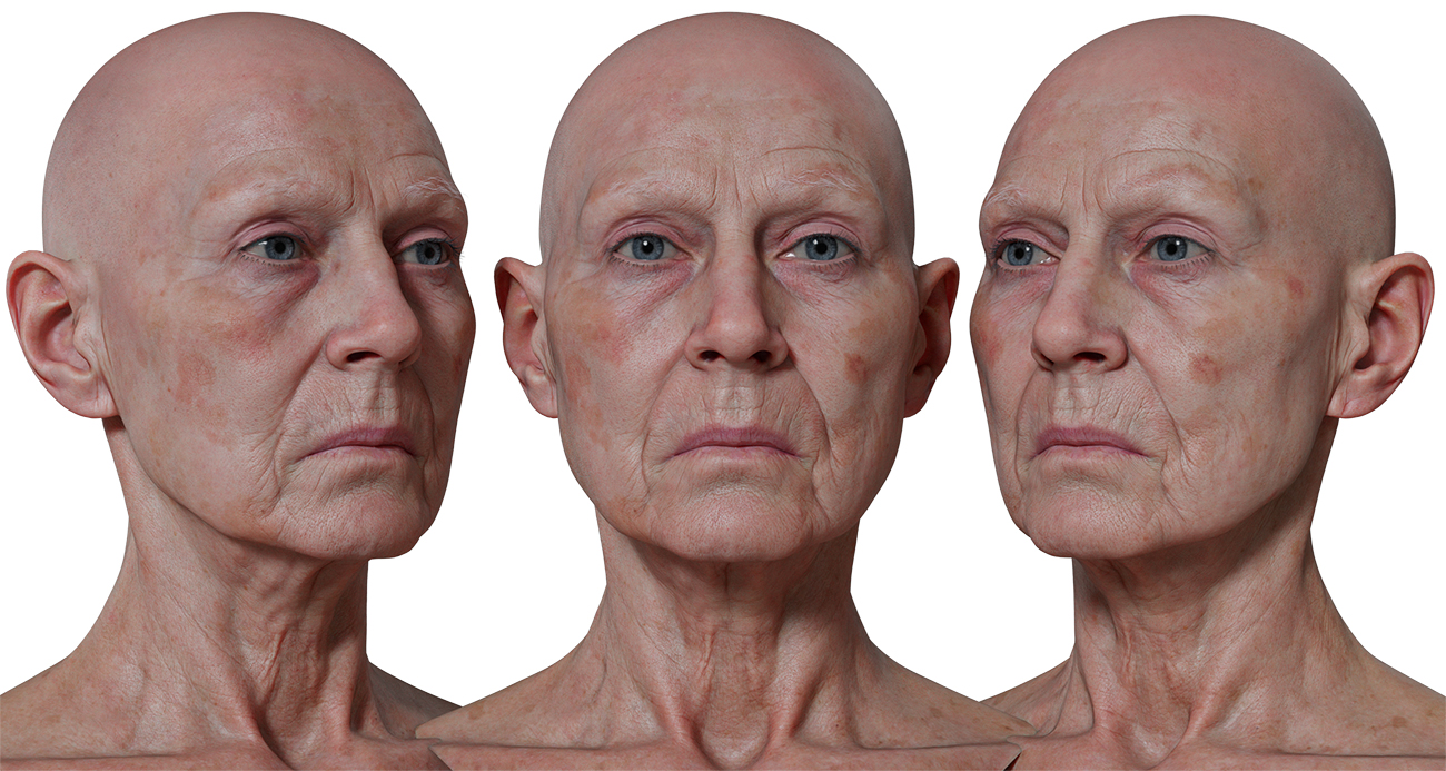 Download realistic 3d head models